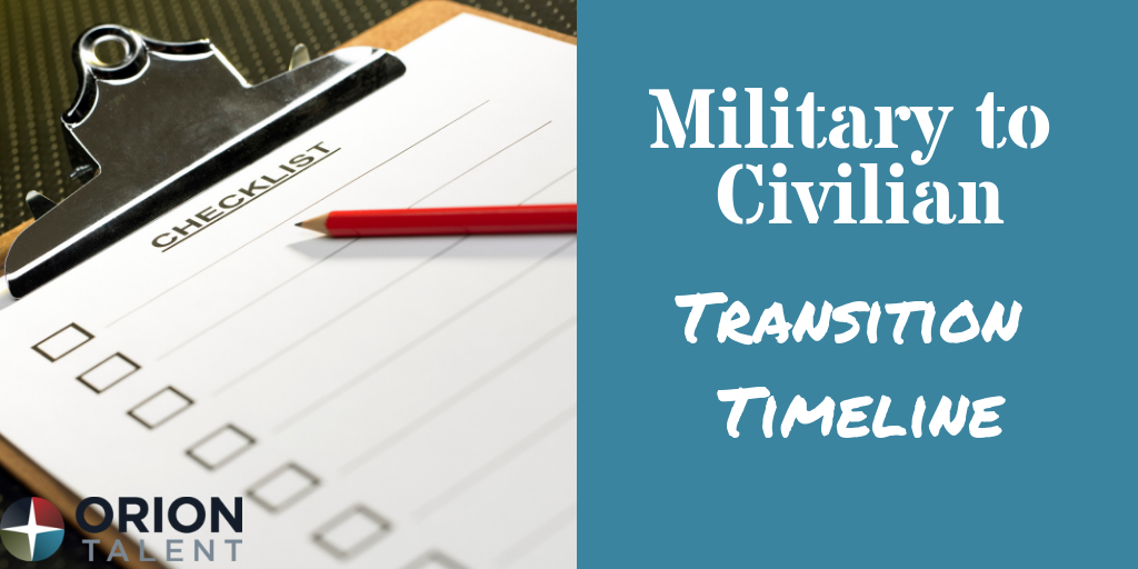 Military To Civilian Transition Timeline Orion Talent   8jRnrH5u7RY7aCEbTransition Timeline Blog 